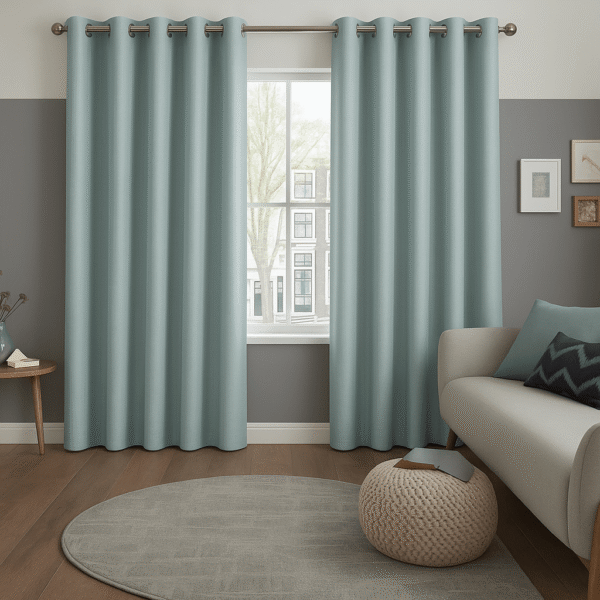 Blackout Eyelet Curtains - Image 2