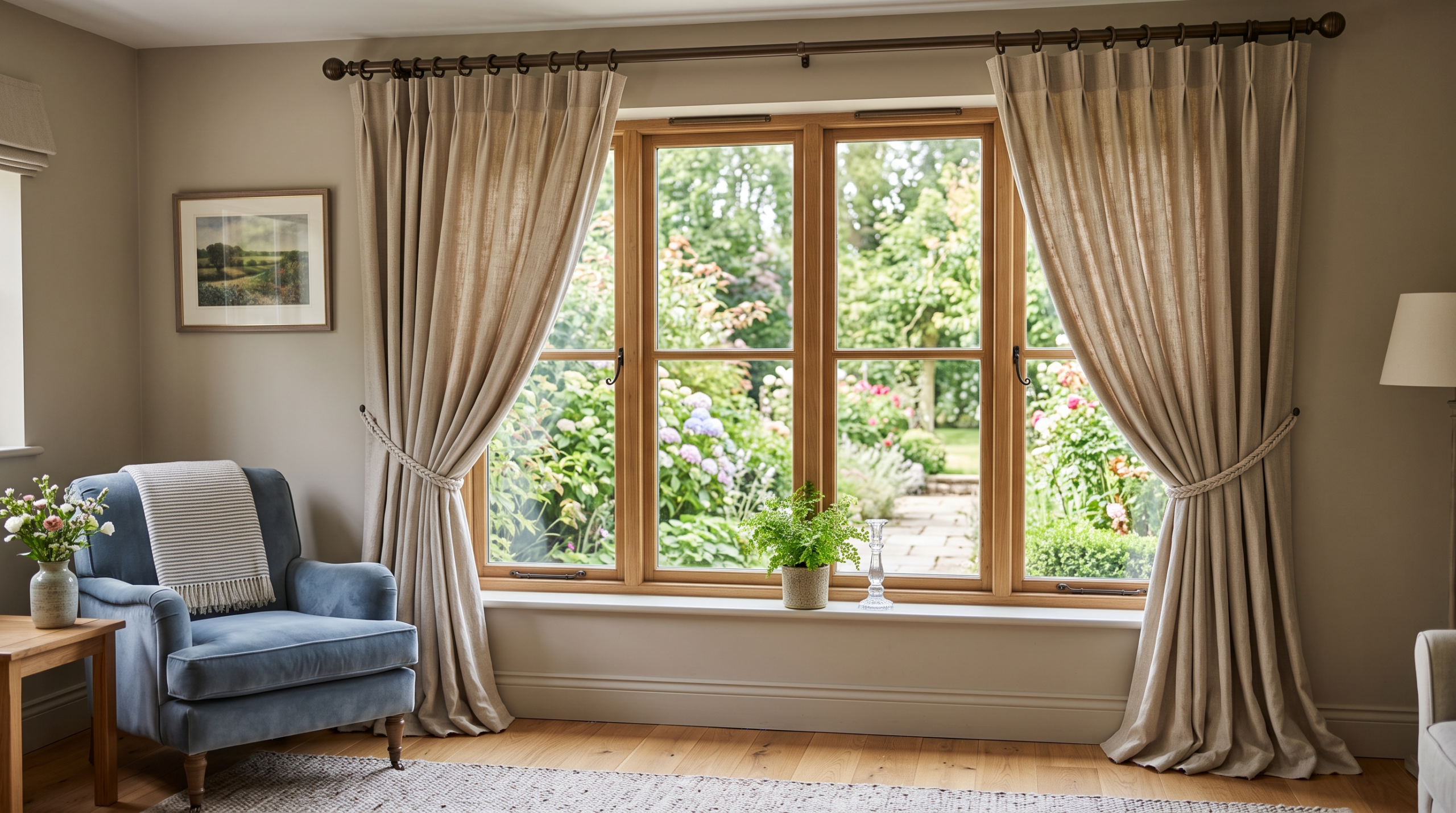 Regular dust removal from blackout curtains using a microfiber cloth to maintain fabric quality in UAE homes.
