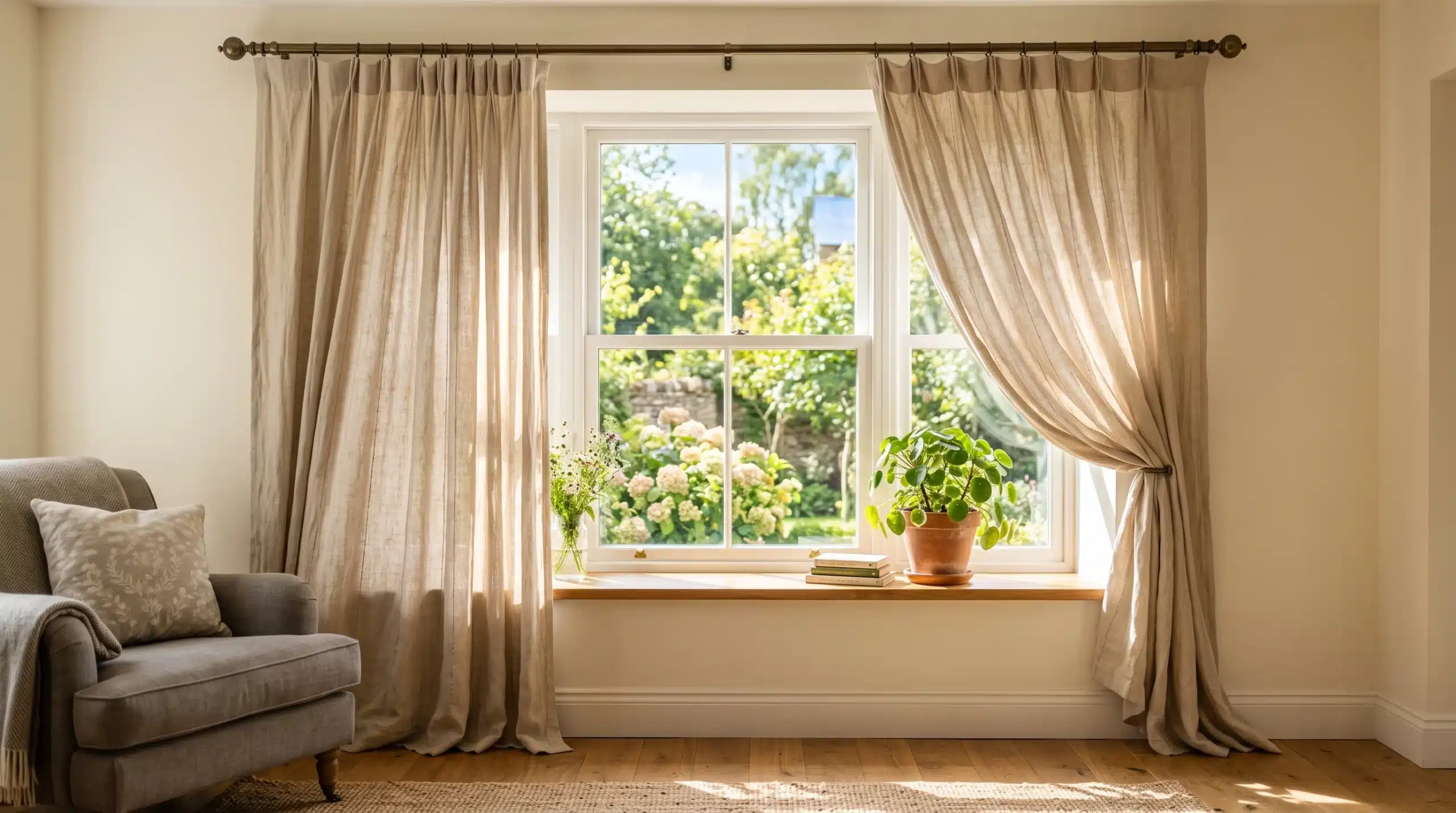 Smart motorized window treatments Dubai featuring blackout roller blinds Dubai for energy-efficient light control and comfortable sleeping spaces.