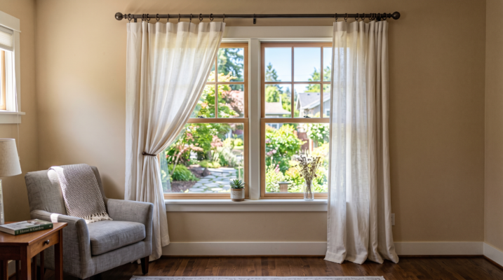 Modern window blinds Dubai installed in a contemporary living room providing heat and UV protection for UAE homes in 2026.